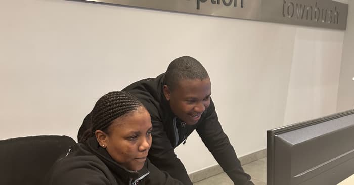 BISS staff at the front desk