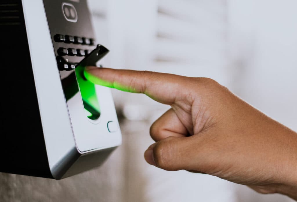 Biometric fingerprint access control scanner